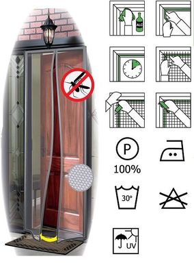 Wholesale B2B Magnetic Screen Door Curtain Insect Net Door Curtains Magic Mesh Kitchen Door Curtain Anti Bugs Curtain